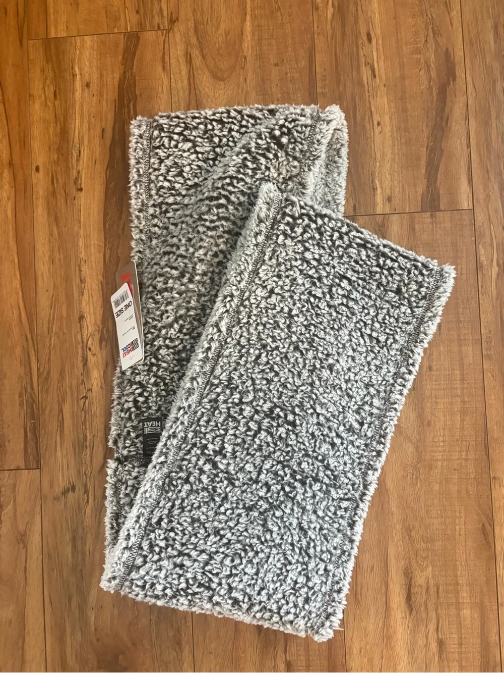 32 Degrees Plush Infinity Scarf in Gray